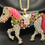 Thumbnail: Fashion Women Pink Enamel Cute Colourful Crystal Horse Sweater Chain Necklace