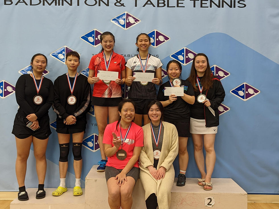 TS Badminton Coaches and Teams Women Doubles Winner