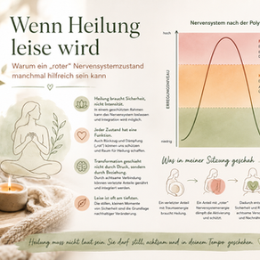 Wenn Heilung leise wird: Warum ein „roter“ Nervensystemzustand manchmal hilfreich sein kann