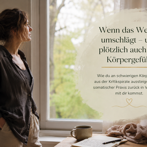 Wenn das Wetter umschlägt – und plötzlich auch das Körpergefühl
