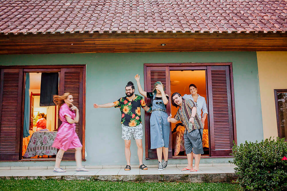 fotografia noivos em casamento laggus curitiba