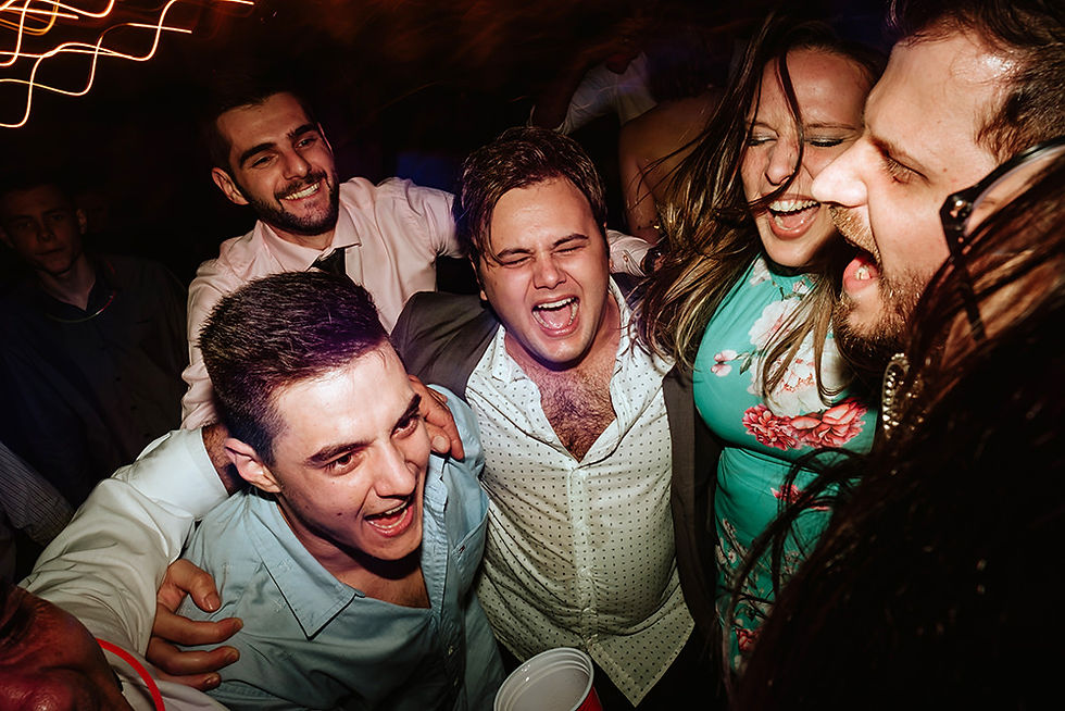 fotos espontaneas de festa de casamento