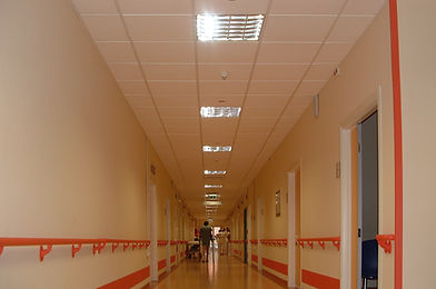 rifacimento corridoio ospedale
