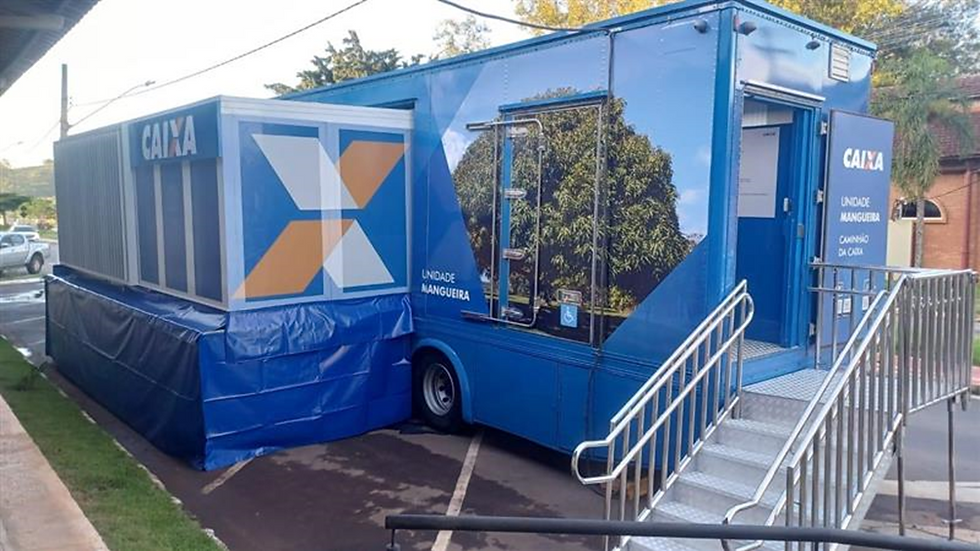 Equipe no caminhão presta o mesmo atendimento de uma agência da CAIXA - Foto: CAIXA