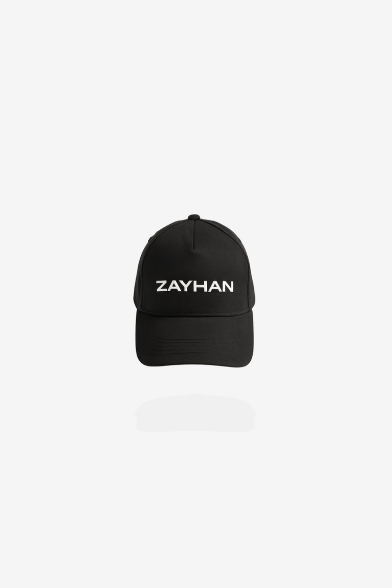 Casquette noire en coton recyclé Zayhan – mode éthique et durable