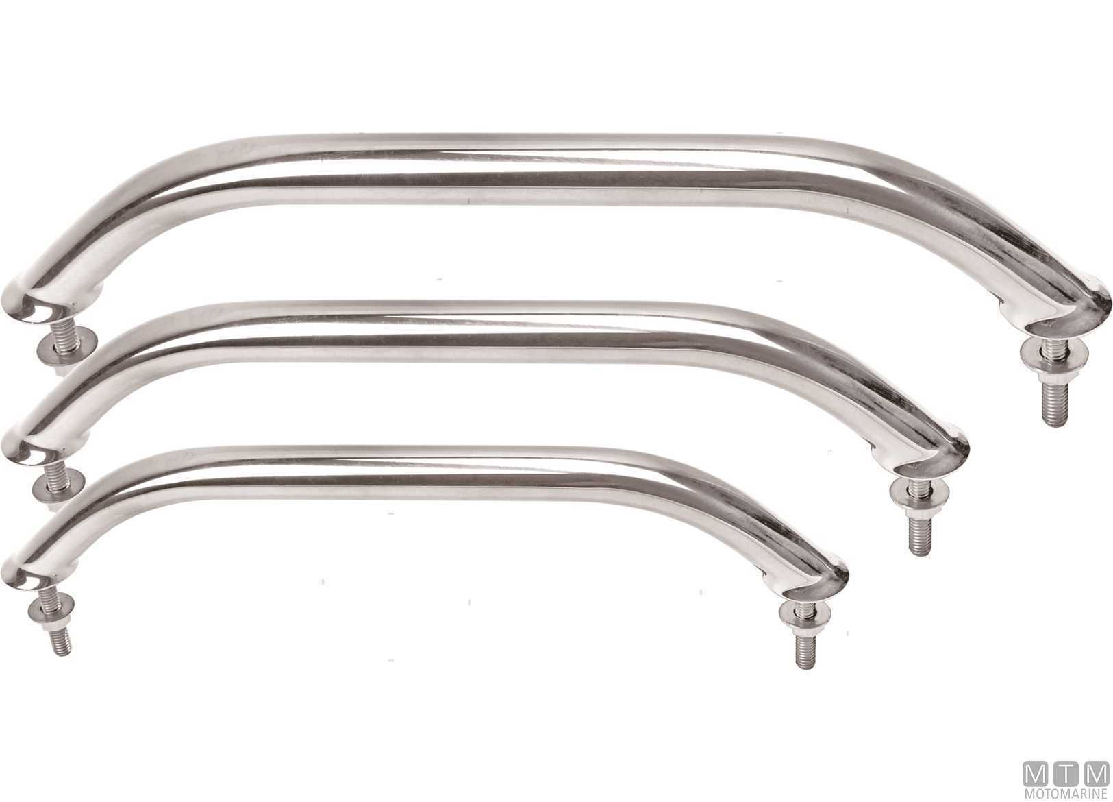 PASSAMANO OVAL 400MM INOX