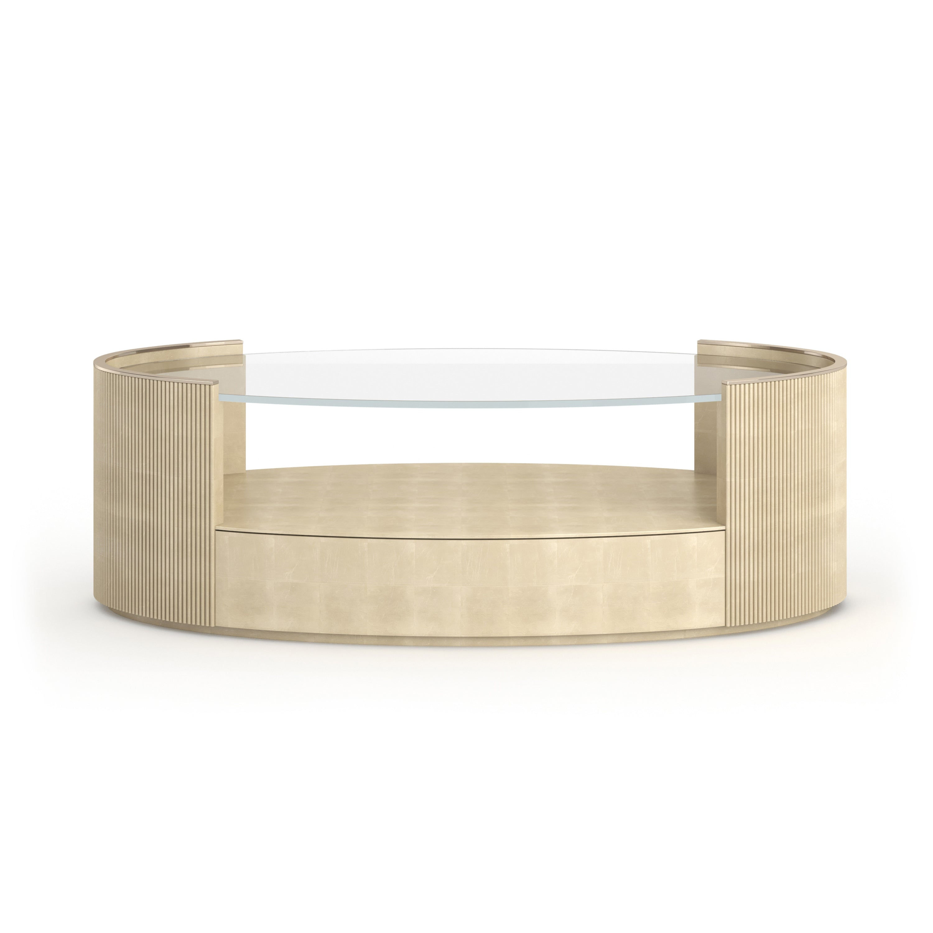 Love Oval Cocktail Table - Oracle - Caracole