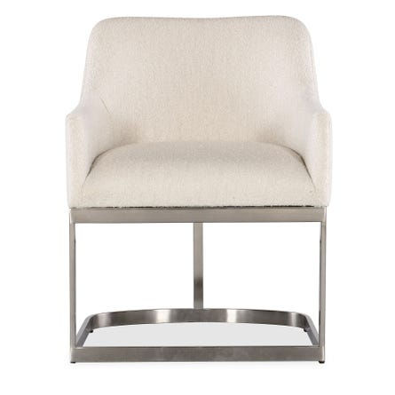 Thumbnail: Modern Mood Upholstered Arm Chair w/Metal Base - Hooker Furniture