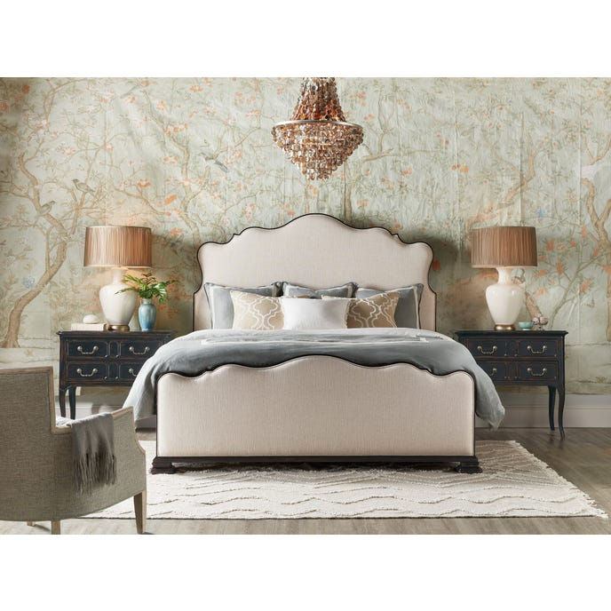 Thumbnail: Charleston California King Upholstered Bed - Hooker Furniture