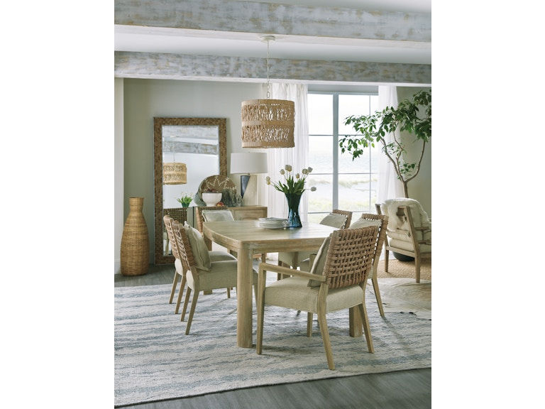 Thumbnail: Surfrider Woven Back Side Chair- Hooker Furniture