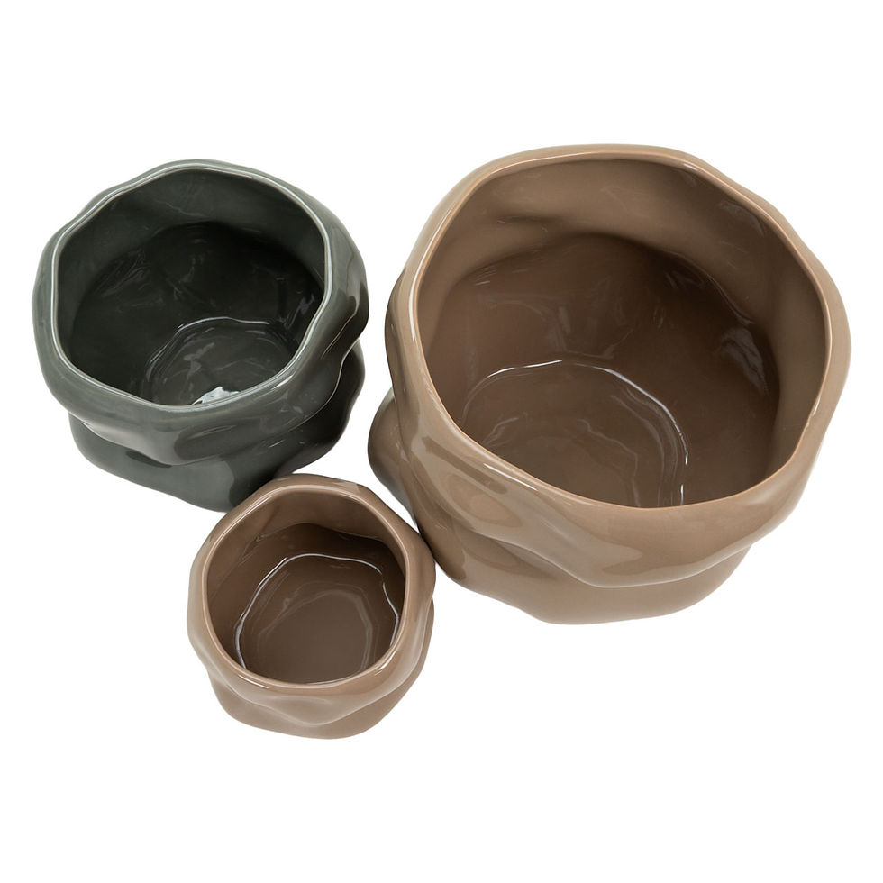 Thumbnail: Lindi Planters Set 3 - Kavana Decor