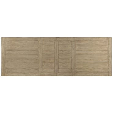 Thumbnail: Ciao Bella 84in Trestle Table w/ 2-18in Leaves-Natural/Gray - Hooker Furniture