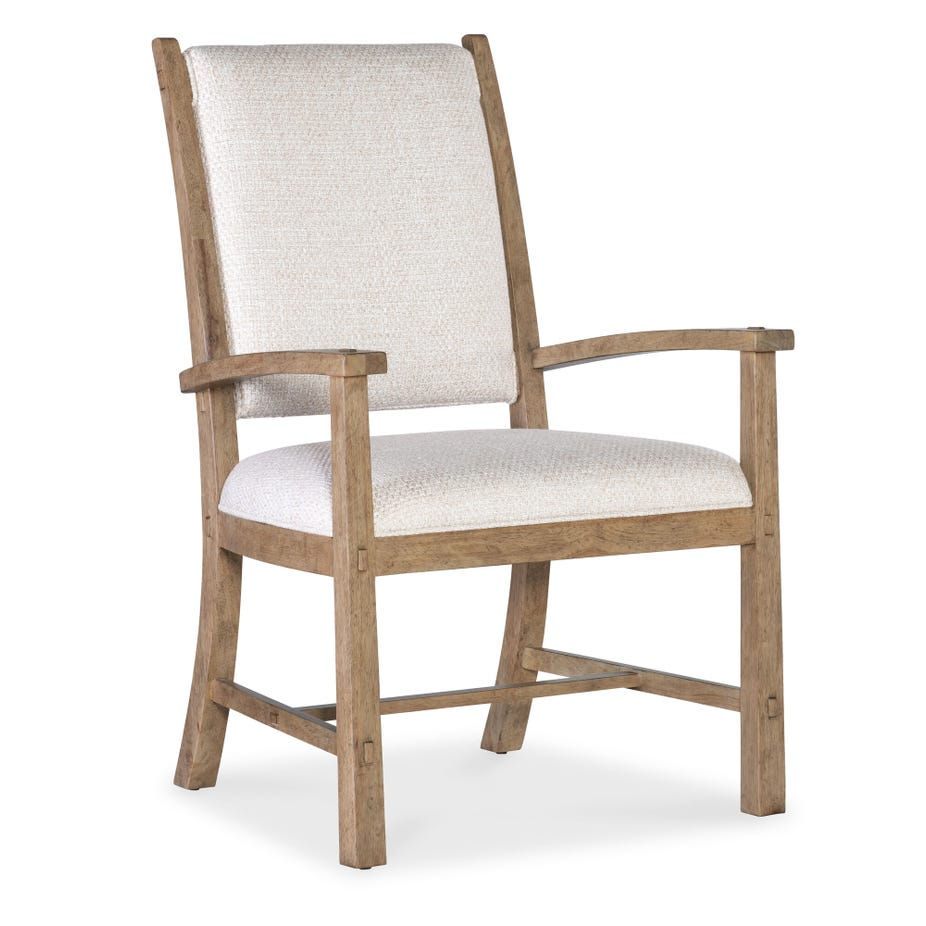 Vineyard Row Post Back Upholstered Arm Chair- Hooker Furniture
