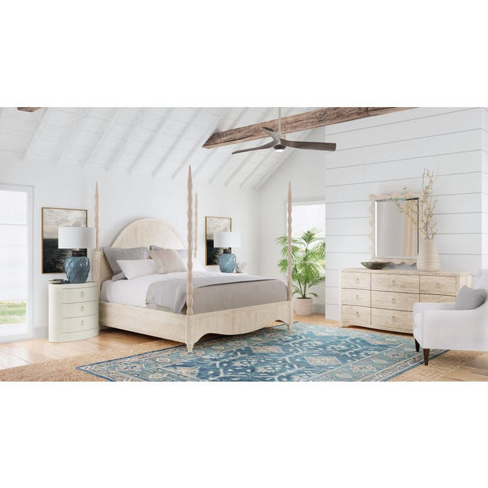 Thumbnail: Serenity Wavecrest Oval Nightstand - Hooker Furniture