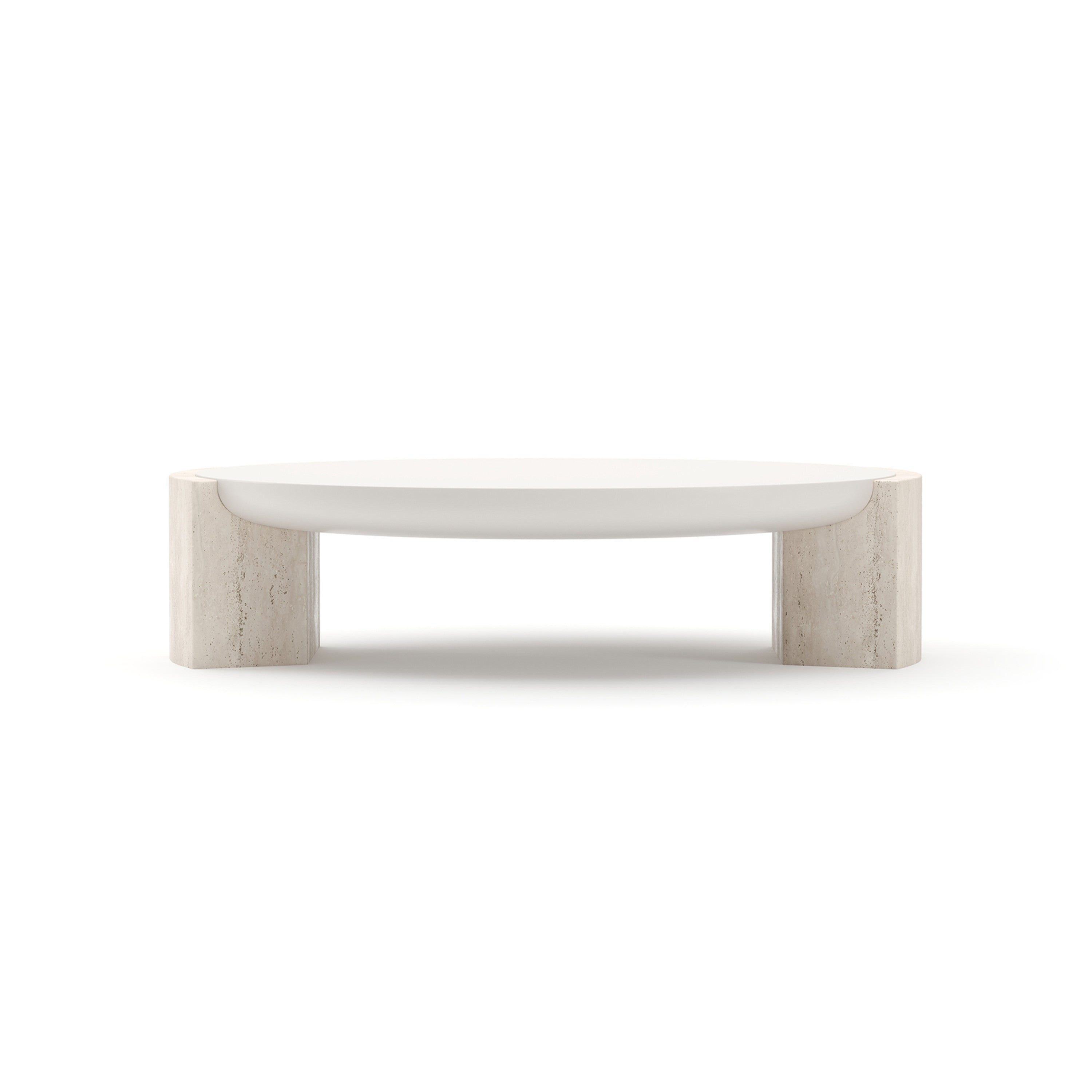 Overlap Round Cocktail Table Light - Caracole
