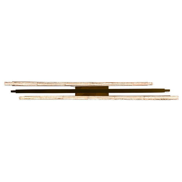 Thumbnail: Saber Integrated LED Brass Chandelier with Handcrafted Glass- CWI Lighting