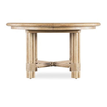 Thumbnail: Retreat Pole Rattan Round Dining Table w/1-20in leaf -Hooker Furniture