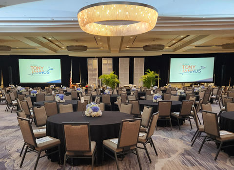 Awards evening decor
