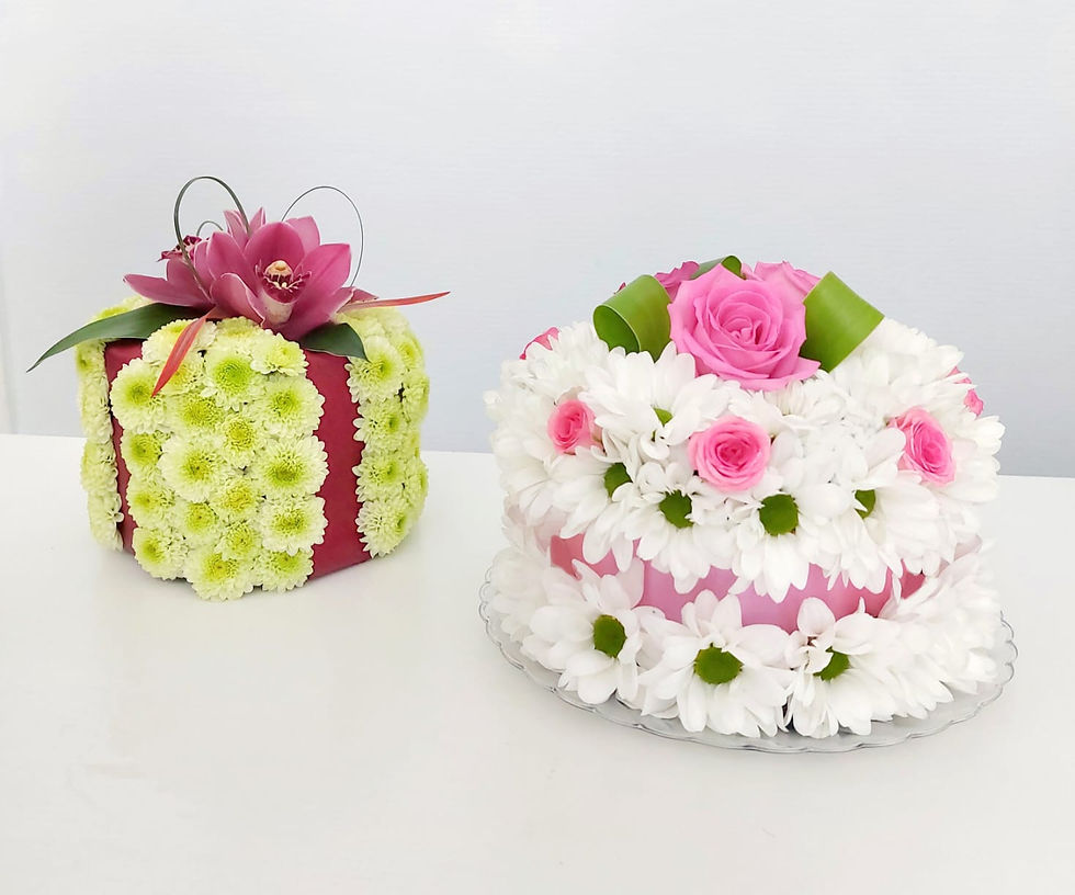 Create a Cake Using Fresh Flowers