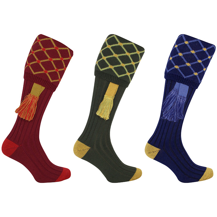 Diamond Shooting Socks and Garters by Jack Pyke