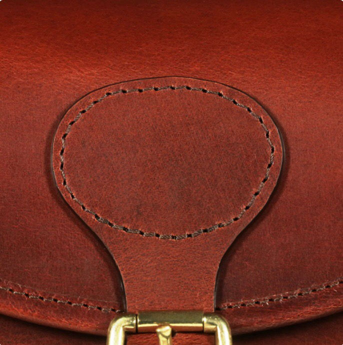 Thumbnail: Teales Premier Leather Cartridge Bag - Harness Brown