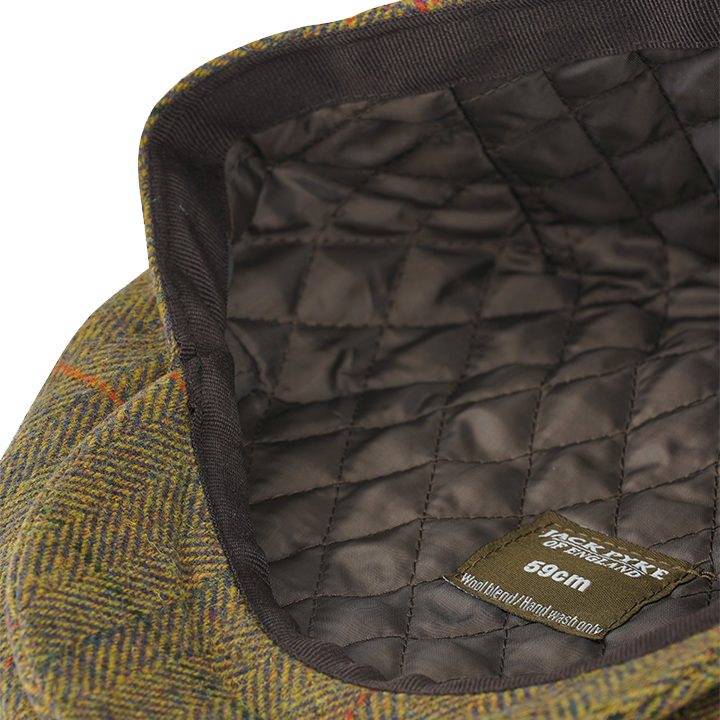 Thumbnail: Wool Blend Flat Tweed Cap in Brown by Jack Pyke