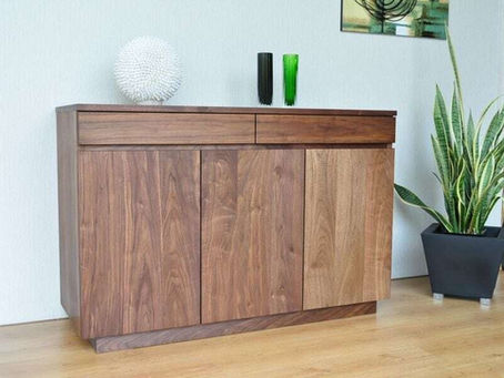 サイズオーダー形状の変更ができます、 <無垢収納> サイドボード W120 をご紹介します♪