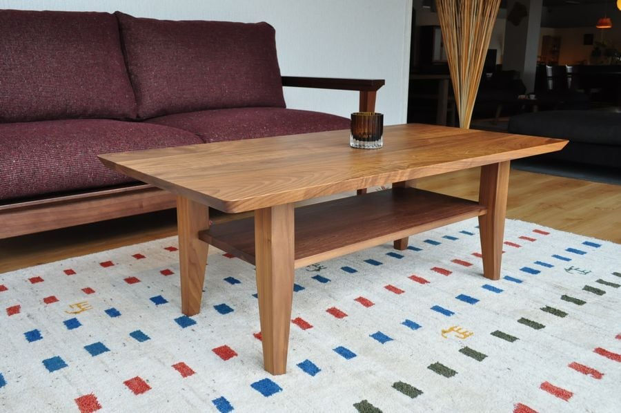 ウォールナット無垢リビングテーブル