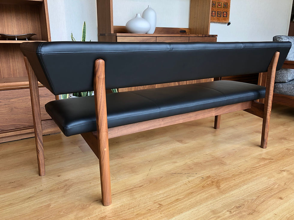 ウォールナット無垢ダイニングソファ