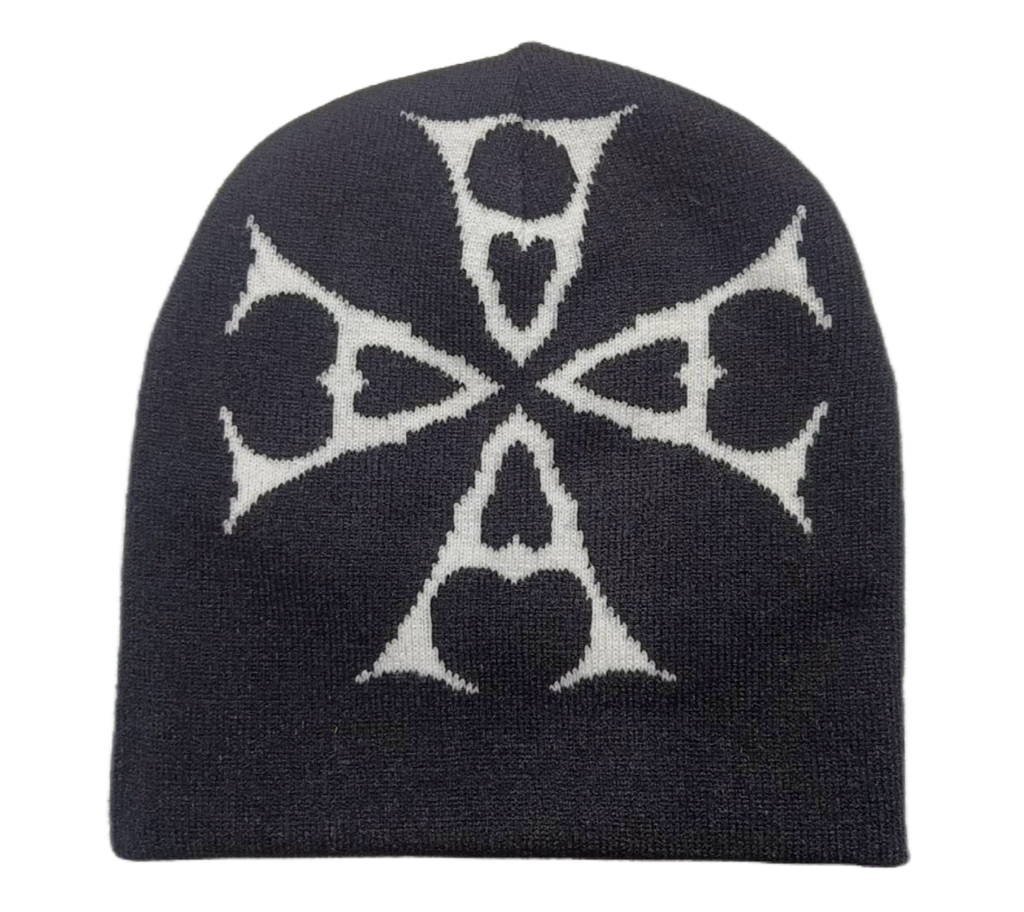 Black Cross Logo Beanie