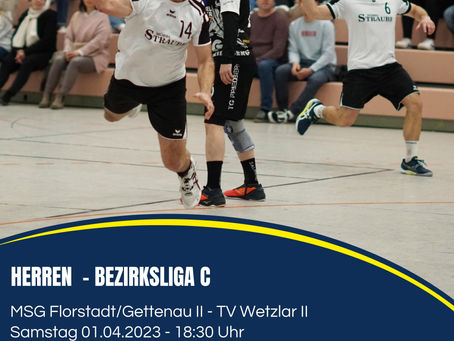 Heimspiel-Finale gegen bärenstarken Gegner: 2. Herren vs. TV Wetzlar II