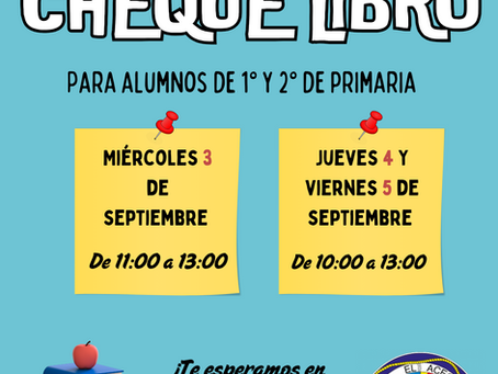 Cheque libro curso 2025-2026