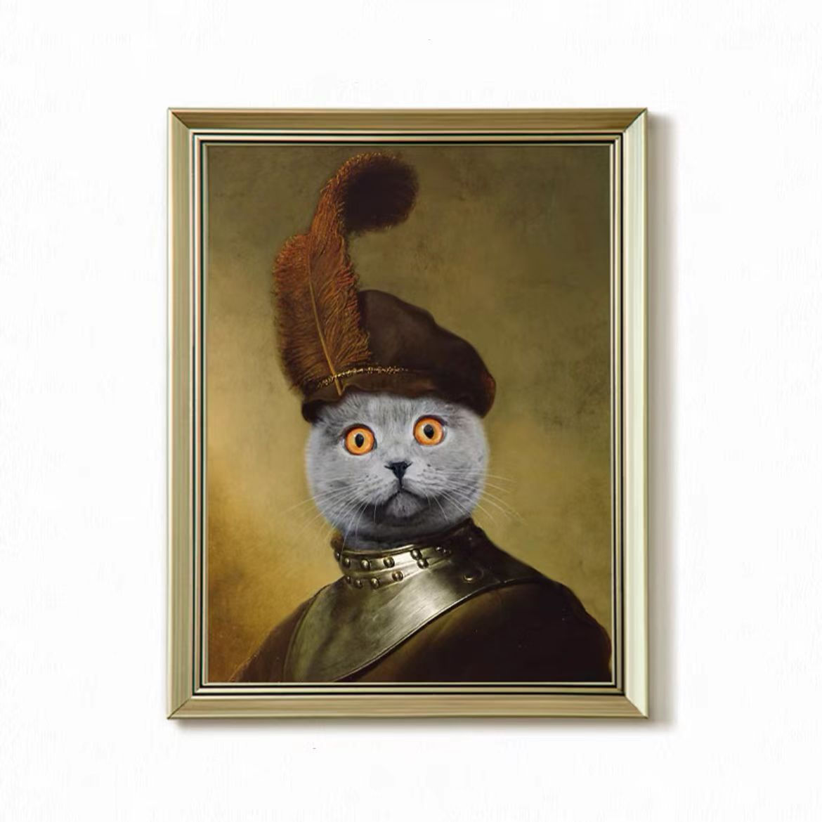 Custom 2D Royal Series Pet Oil Painting | PetsMatter