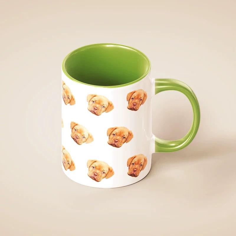 Thumbnail: Custom Pet Avatar Monogram Multicolor Mug Coffee Cup|PetsMatter