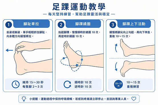 ▲ 從整體到局部:先用滾壓放鬆全面張力,再以徒手手法針對性處理緊繃部位