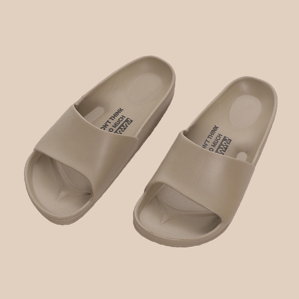 流線活力室外拖鞋-大地沙