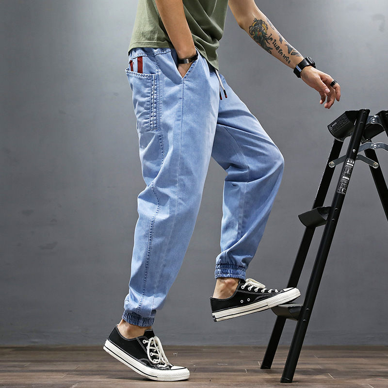 Thumbnail: Comfy Plus-Size Denim Joggers