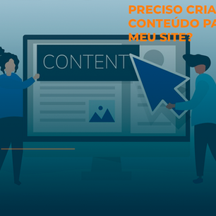 Preciso criar conteúdo para meu site