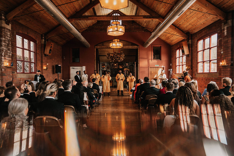 Gospel Choir singing at Civil Ceremony