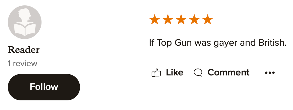 First up: Goodreads