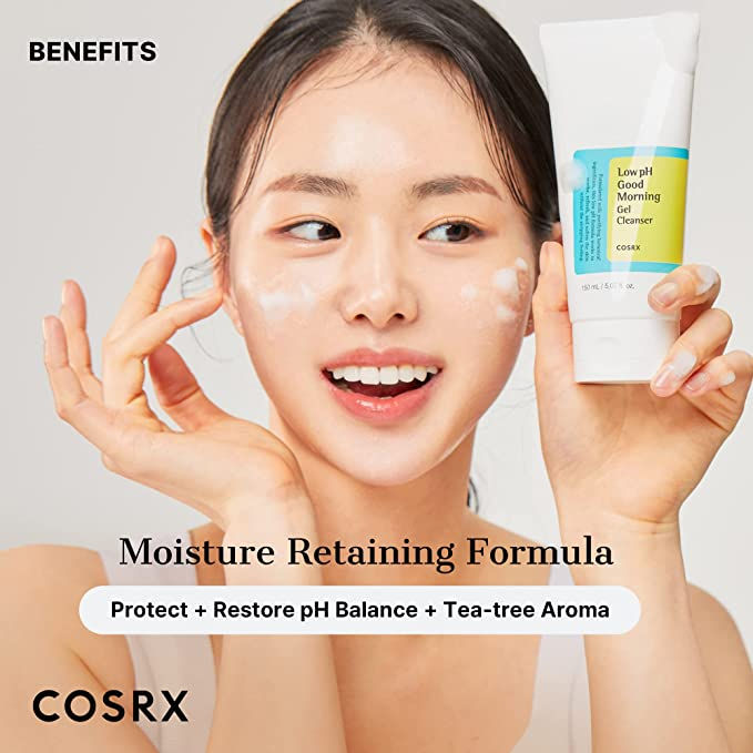 Miniature : Cosrx gel nettoyant good morning application