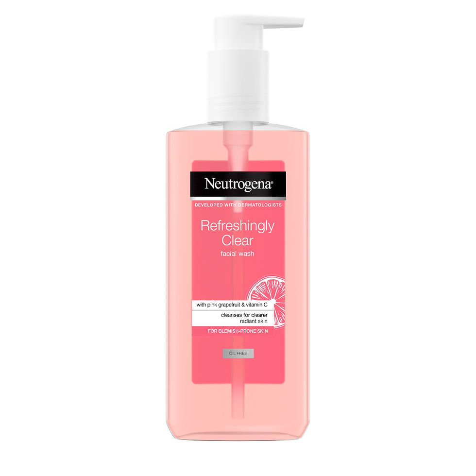 Neutrogena refreshingly clear nettoyant visage pamplemousse rose 200ml