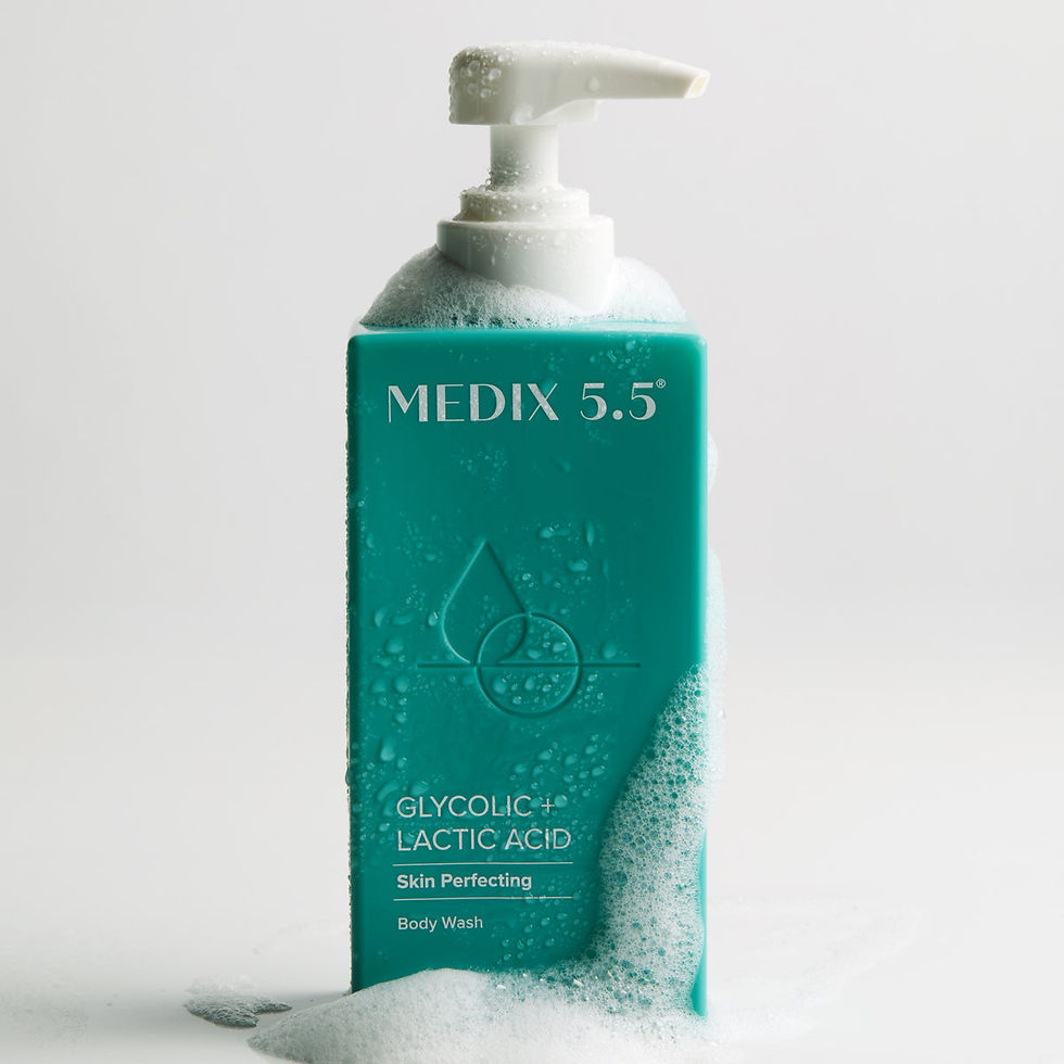 Miniature : Medix 5.5 gel douche à l'acide glycolique et à l'acide lactique 444ml