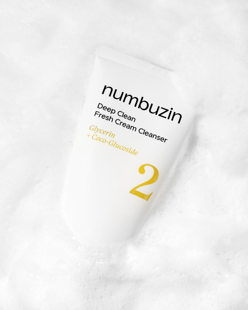 Numbuzin mousse nettoyante crème fraîche nettoyage en profondeur n°2 120ml