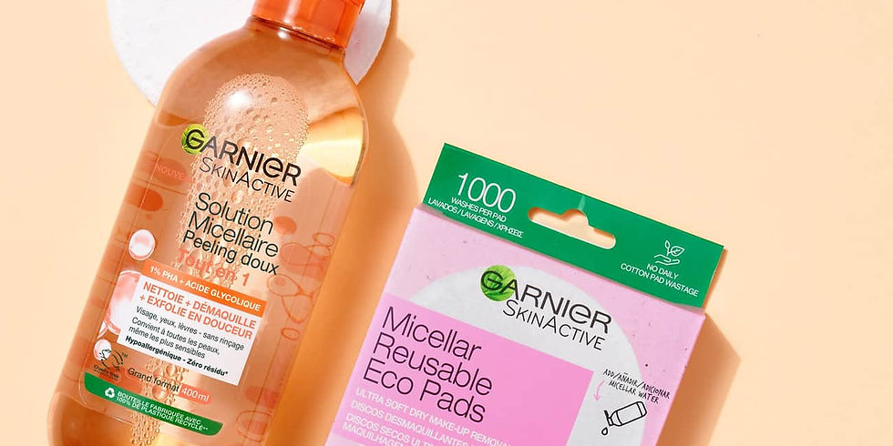 Garnier eau micellaire nettoyante douce à effet peeling 400ml