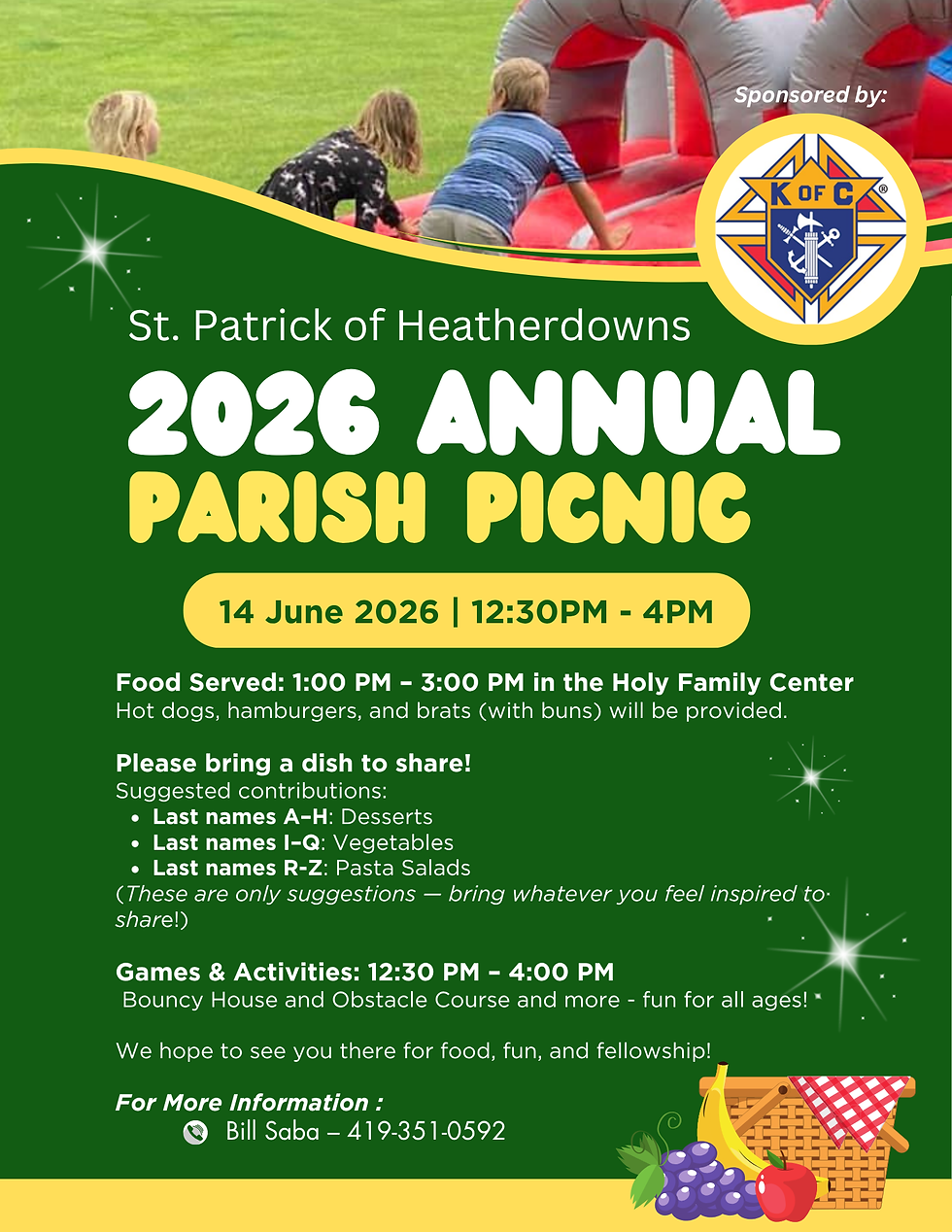 2026 Annual Parish Picnic