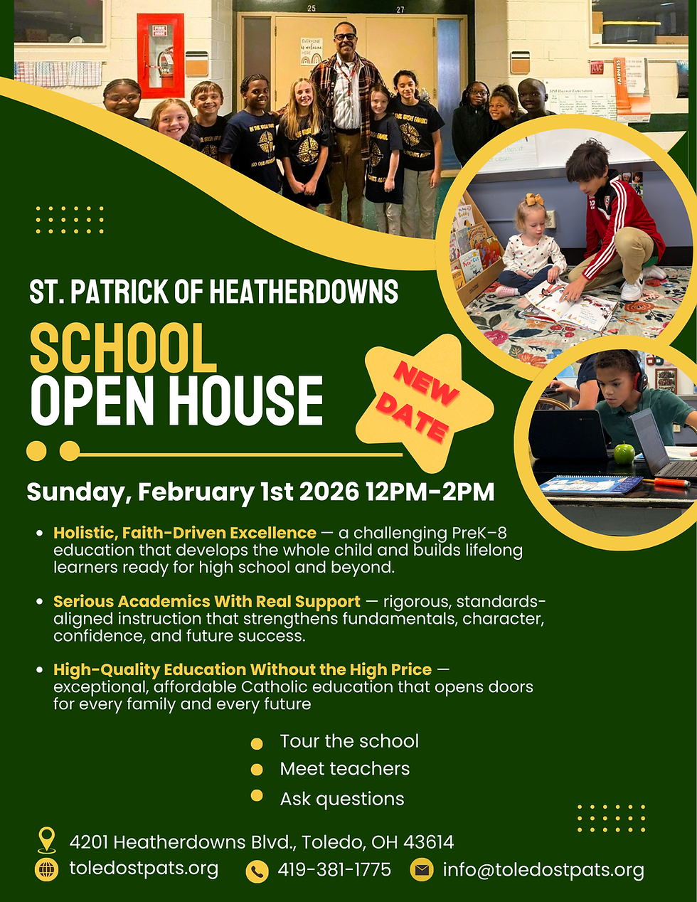 School Open House: NEW DATE DUE TO WEATHER! 