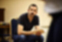 A photo of writer-performer Brian Mullin