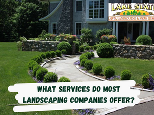 What Services Do Most Landscaping Companies Offer?