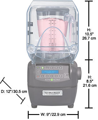 Thumbnail: Hamilton Beach HBH850 Commercial Blender With Sound Proof Cover